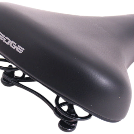 Selle de vélo Edge City Rétro - noire (emballage atelier)