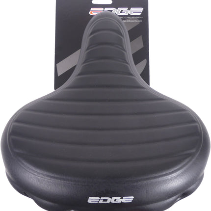 Selle de vélo Edge Urban XL Wave - noir