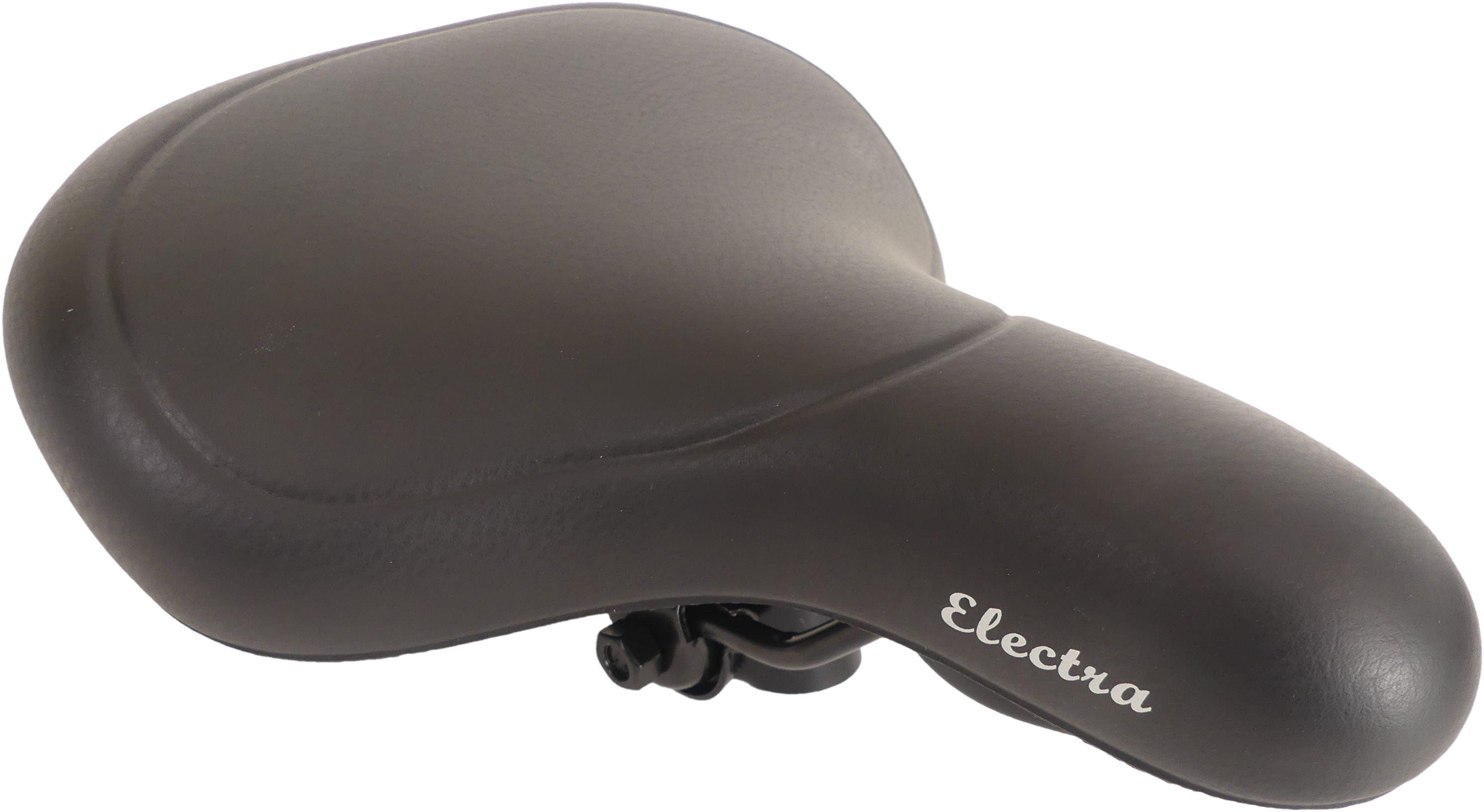 Fietszadel E-bike Edge Electra met handgreep en opbergruimte voor de Apple Air Tag - zwart