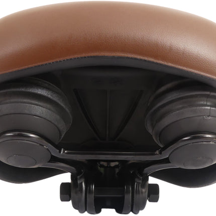 Fietszadel Edge Brownie inclusief zadelstrop - bruin / zwart