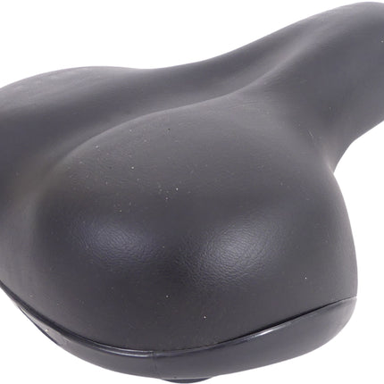 Selle de vélo Edge City Soft avec chariot de selle – noir