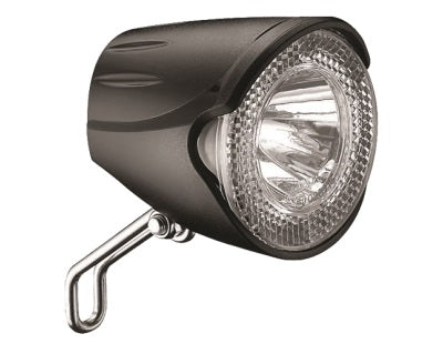 Koplamp Marwi Sportief led 20 Lux voor naafdynamo - zwart (werkplaatsverpakking)