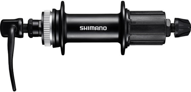 Achternaaf 8/9/10 speed Shimano FH-MT200-B - 36 gaats Center Lock remschijfbevestiging - zwart