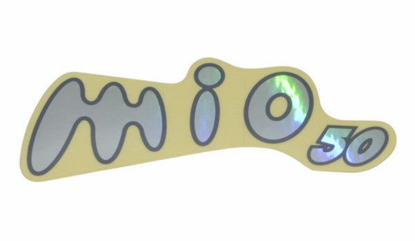 sticker Sym origineel zijscherm woord [mio50] Sym rechts chroom 87125-a7a-000