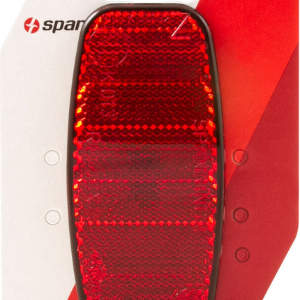 Achterdrager reflector Spanninga ovaal - rood