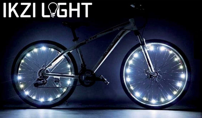 Wielverlichting IKZI voor 2 wielen - rode leds