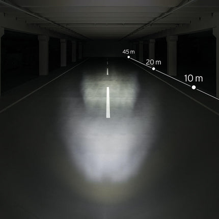 Koplamp Busch und Müller Lumotec Upp T Senso met sensor en standlicht voor naafdynamo - 35 Lux