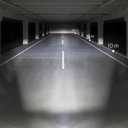 Verlichtingsset Busch und Müller IXON IQ Premium 80 Lux + IXBLACK Senso - zwart