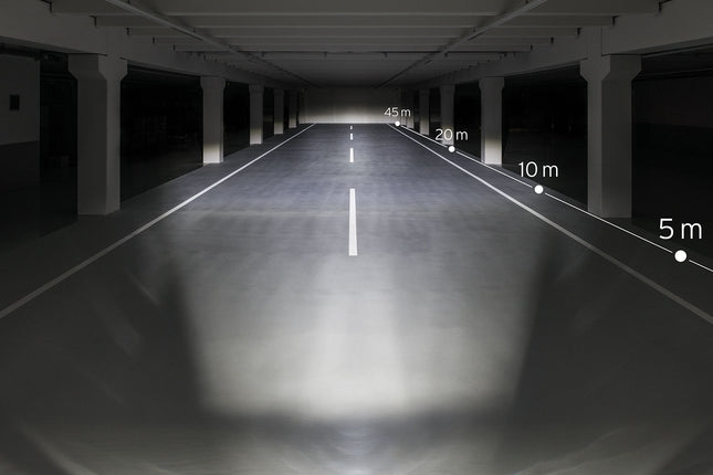 Verlichtingsset Busch und Müller IXON IQ Premium 80 Lux + IXBLACK Senso - zwart