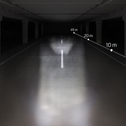 Koplamp Busch und Müller IXON Fyre 30 Lux USB oplaadbaar - zwart