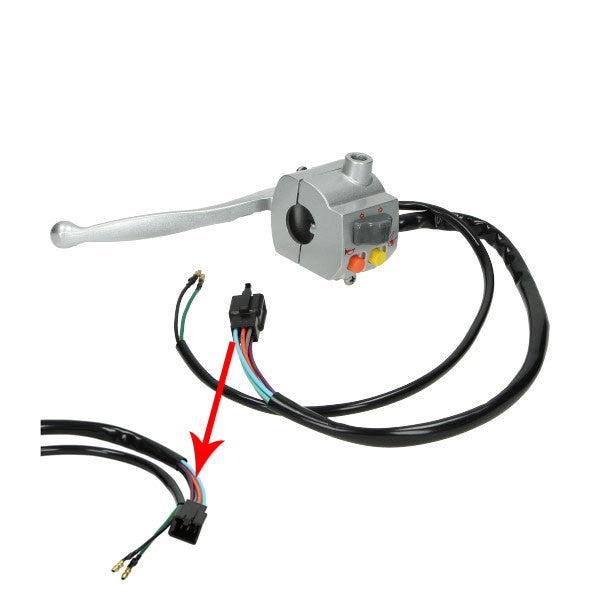 remhendel + schakelaar compleet links mio 35200-a8b-000-tw