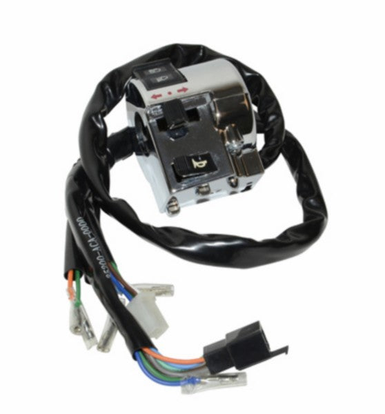 stuurschakelaar Sym origineel compleet links chroom cello/allo 35200-aca-000