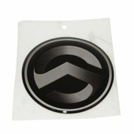 sticker Sym origineel logo rond 40mm cello/allo, euro-x, fiddle, fiddle 2, jet, orbit, sym dd 2t, symphony, symphony sr, tonik, xpro 87123-h85-000