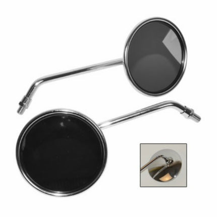 mirror set round 10mm chrome agm, BTC Grande Retro Old, china retro/torino, sco benzhou, sco china 4t, sco sym 4t