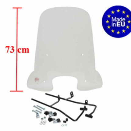 windscreen Regia with high mounting kit (made in EU) clear jet, symphony, tweet