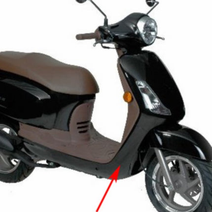Tablier avant Sym original sous noir fiddle, fiddle 2 64300-ala-000-kg