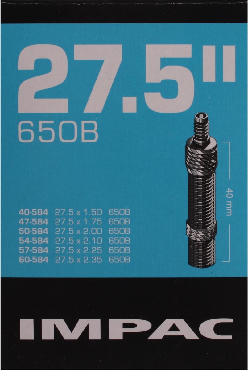 fiets binnenband - Impac 27.5 X 1.50/2.35 (40/60-584) Dv 40mm