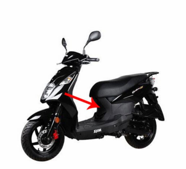 bodyscherm Sym origineel zwart orbit, orbit 2, xpro 80151-aaa-000