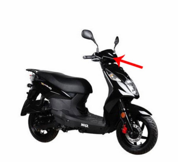 stuurkap Sym origineel zwart orbit 2, xpro 53205-aaa-000-kg