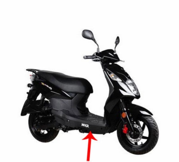onderspoiler zwart orbit 2, xpro