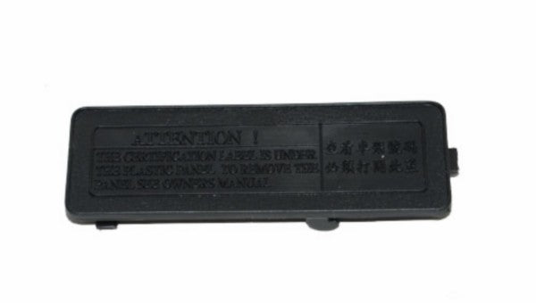 framenummerklepje Sym origineel zwart mio 64318-h6b-010-ka