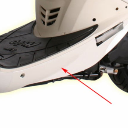 zijskirt Sym origineel links wit mio 83620-a7a-000-qa