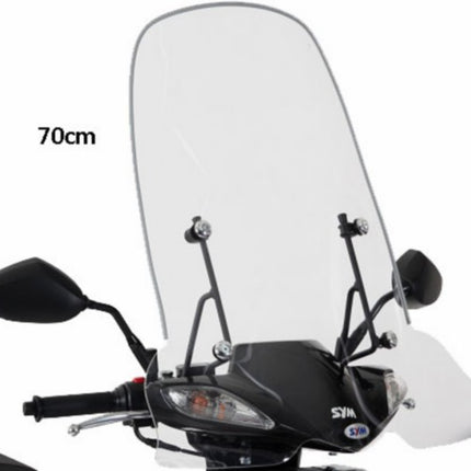 windscherm Sym origineel met bevestigingsset hoog 70cm helder jet4-4t, symphony sr sy530-ata-00l