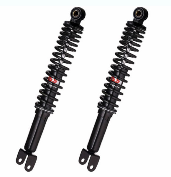 schokbrekerset yss hydraulisch maxi scooter Sym 360mm zwart gts250, joymax 250ie