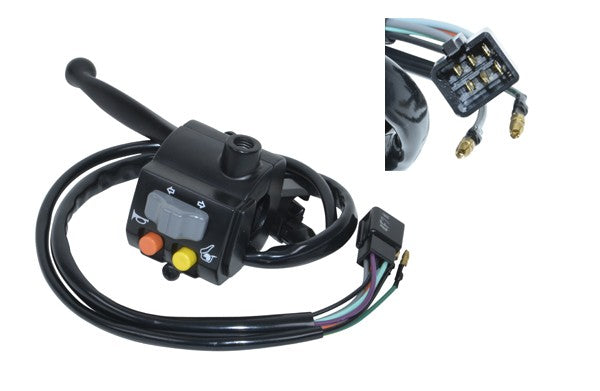 stuurschakelaar Sym origineel compleet links zwart mio 35200-a8b-900