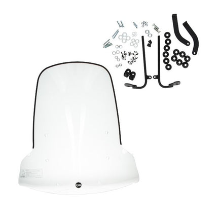 windshield Sym original with mounting kit high 70.5cm clear mio 50i sy530-fsa-00l