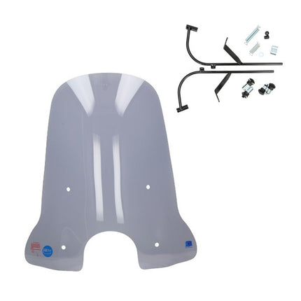 windshield Regia with mounting kit high (made in EU) 74cm smoke fiddle 2