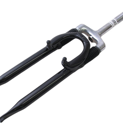Fourche suspendue 26" avec pivot 1" - Tasseaux V-brake - noir / argent