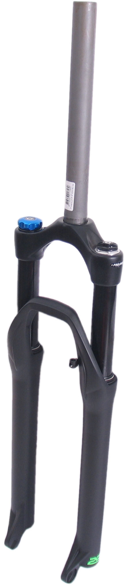 Verende voorvork 29" Spinner lock out met 1 1/8" ahead vorkbuis - PM disc remnokken - mat zwart