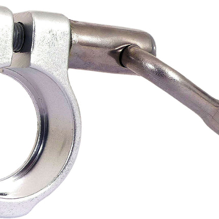 Collier de selle Gazelle avec vis de fixation et levier 35mm - argent