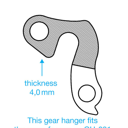 Derailleurpad Marwi GH-013 diverse merken - afbeelding 4