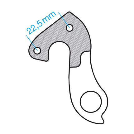 Derailleurpad Marwi GH-056 diverse merken - afbeelding 3