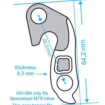 Derailleurpad Marwi GH-084 Specialized - afbeelding 3