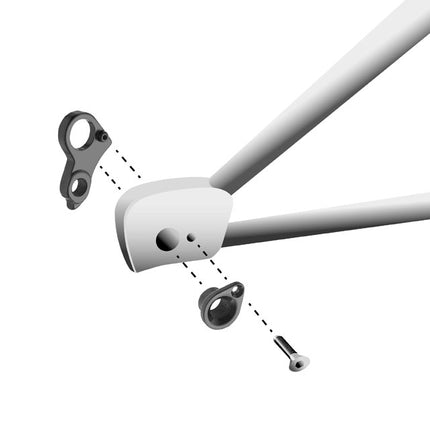 Derailleurpad Marwi GH-176 Cube (hanger + axle cap) - afbeelding 4