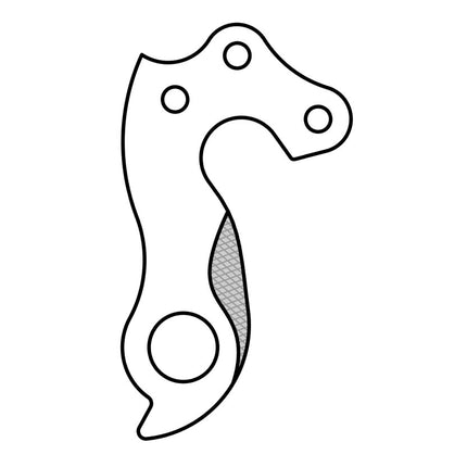 Derailleurpad Marwi GH-180 Stevens, Kuota en andere merken - afbeelding 2
