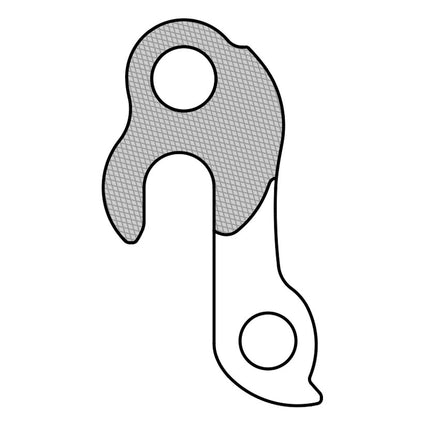 Derailleurpad Marwi GH-200 Bianchi, Focus, Stevens en andere merken - afbeelding 3