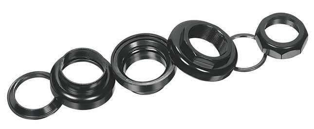 Balhoofdset 1" Ergotec S101GK met draad - zwart