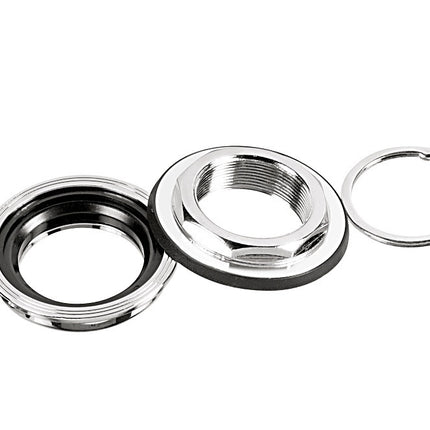 Balhoofdset 1 1/8" Ergotec A118SGK semi-geïntegreerd  met draad - zilver