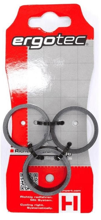 Balhoofd spacerset 1-1/8" (ø28.6) 3-delig 3/5/10mm Carbon - afbeelding 2