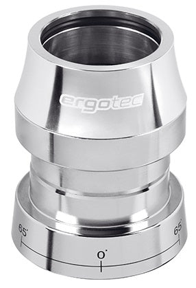 Balhoofdset Ergotec A118AC-ES ahead met 65° stuurblokkade 1 1/8" zonder draad - zilver