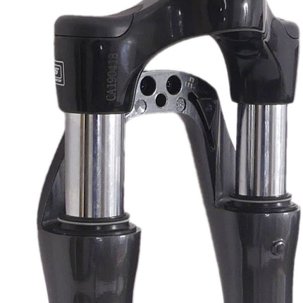 Fourche 28" Suntour DB NEX-E25 1.5" > 1-1/8" PM - axe traversant 15mm - anthracite