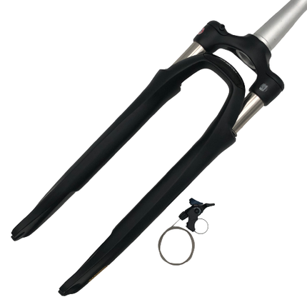 28" Suntour SF14 NCX Disc 1.5 >1-1/8" PM fork with remote lockout - matte black
