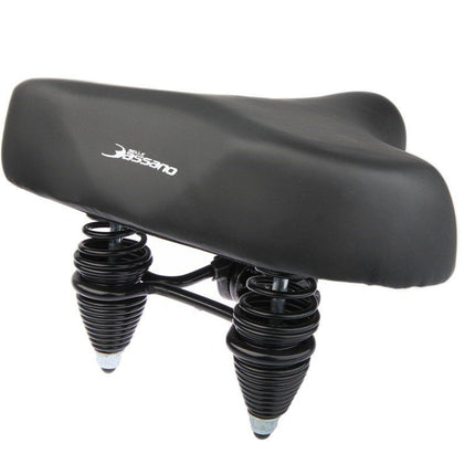 Fietszadel Selle Bassano NS228 Cruiser inclusief zadelstrop - zwart