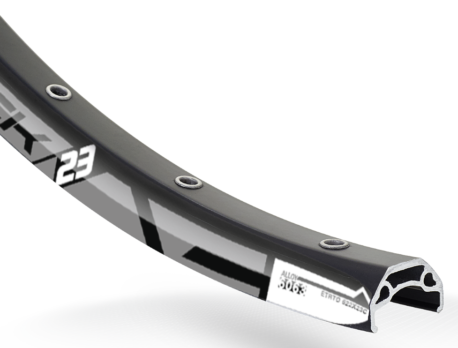 Velg Rodi Blackrock 23 disc 27.5" / 584 x 23C aluminium 32 gaats 14G - zwart