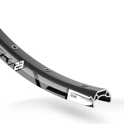 Velg Rodi Blackrock 23 disc 28/29" / 622 x 23C aluminium 36 gaats 14G - zwart