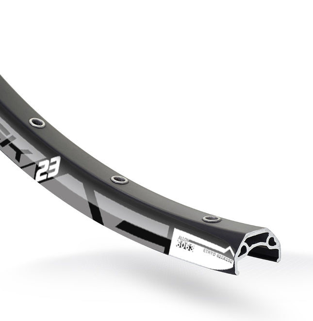 Velg Rodi Blackrock 23 disc 28/29" / 622 x 23C aluminium 36 gaats 14G - zwart
